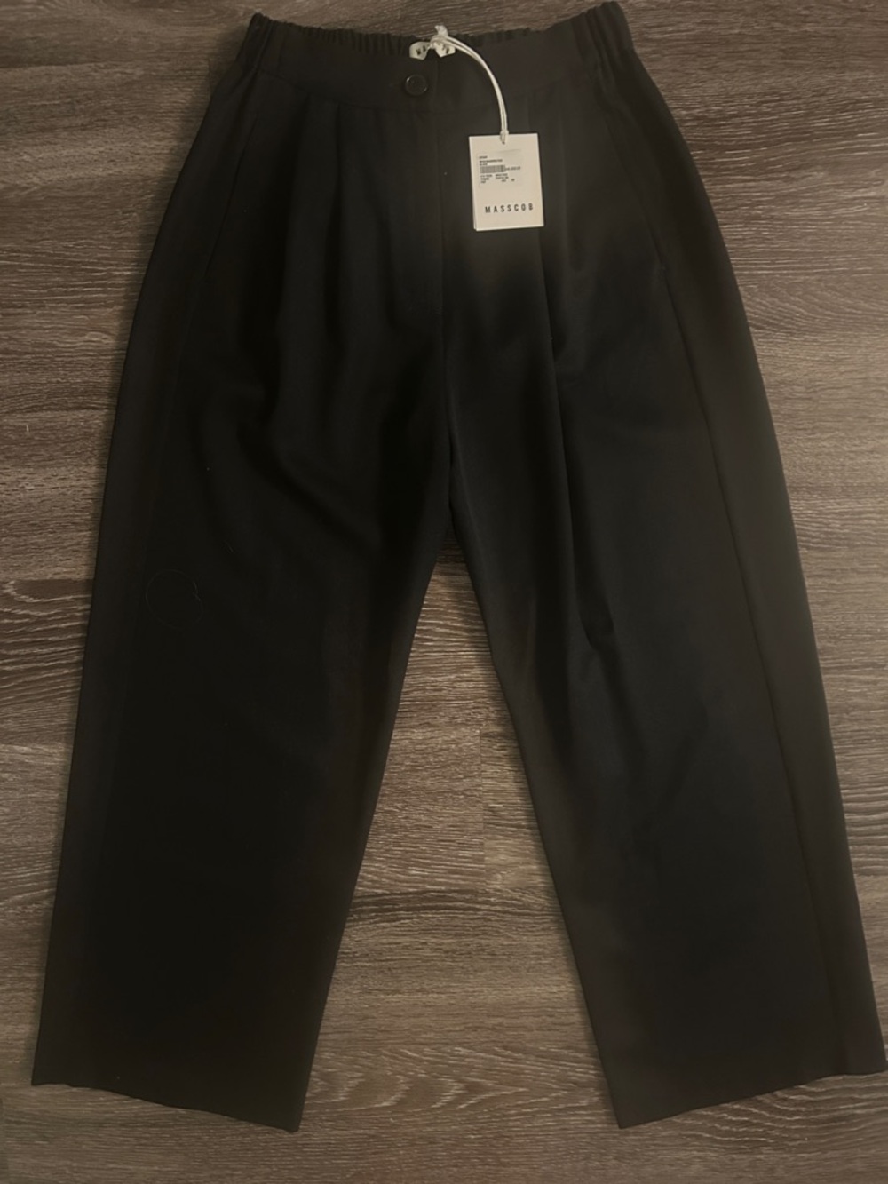 Masscob NWT Black Cedar Trouser